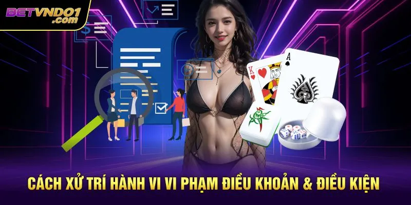 Cách xử trí hành vi vi phạm điều khoản & điều kiện