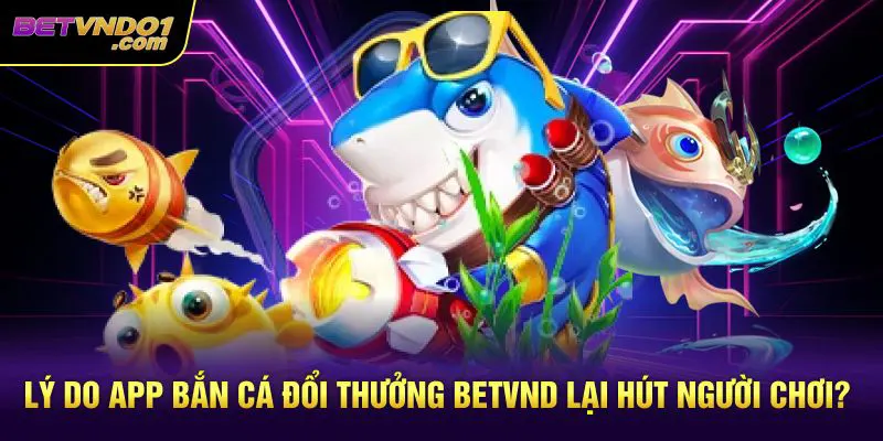 Lý do app bắn cá đổi thưởng betvnd lại hút người chơi?