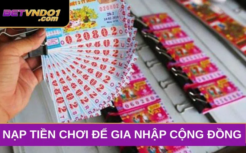 Thực hiện nạp tiền theo hướng dẫn để gia nhập cộng đồng chơi xổ số tại Betvnd